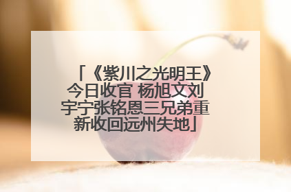 《紫川之光明王》今日收官 杨旭文刘宇宁张铭恩三兄弟重新收回远州失地