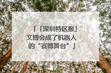 「深圳特区报」文博会成了机器人的“赛博舞台”