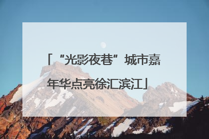 “光影夜巷”城市嘉年华点亮徐汇滨江