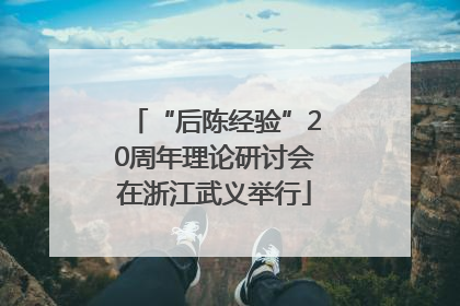 “后陈经验”20周年理论研讨会在浙江武义举行
