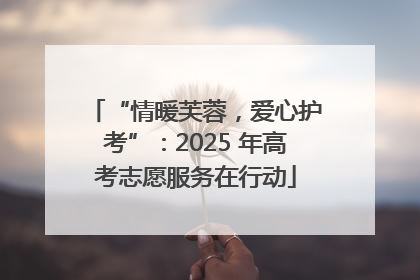 “情暖芙蓉，爱心护考”：2025 年高考志愿服务在行动
