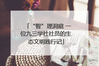 “智”理洞庭 一位九三学社社员的生态文明践行记