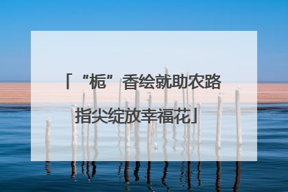 “栀”香绘就助农路 指尖绽放幸福花