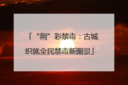 “荆”彩禁毒：古城织就全民禁毒新图景