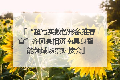 “超写实数智形象推荐官”齐风亮相济南具身智能领域场景对接会