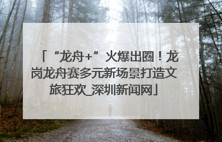 “龙舟+”火爆出圈！龙岗龙舟赛多元新场景打造文旅狂欢_深圳新闻网