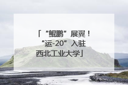 “鲲鹏”展翼！“运-20”入驻西北工业大学