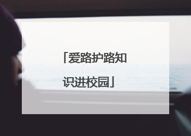 爱路护路知识进校园