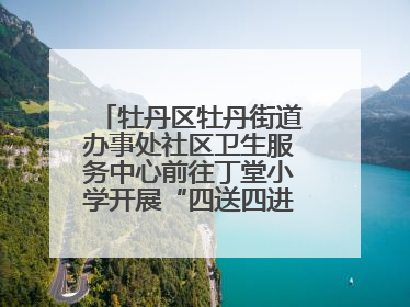 牡丹区牡丹街道办事处社区卫生服务中心前往丁堂小学开展“四送四进四提升”及无烟日宣传活动