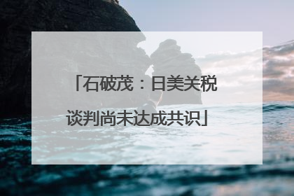 石破茂：日美关税谈判尚未达成共识