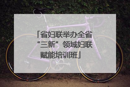 省妇联举办全省“三新”领域妇联赋能培训班