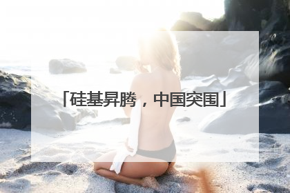 硅基昇腾，中国突围