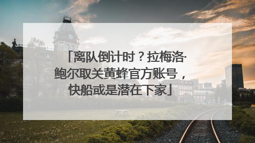 离队倒计时？拉梅洛·鲍尔取关黄蜂官方账号，快船或是潜在下家