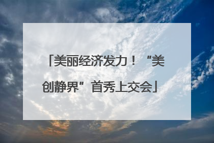 美丽经济发力！“美创静界”首秀上交会