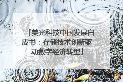 美光科技中国发展白皮书：存储技术创新驱动数字经济转型