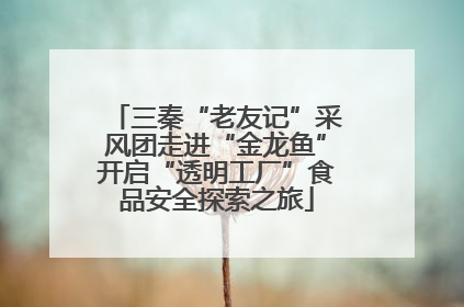 三秦“老友记”采风团走进“金龙鱼”开启“透明工厂”食品安全探索之旅