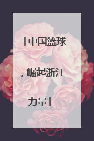 中国篮球，崛起浙江力量