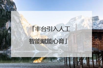 丰台引入人工智能赋能心育