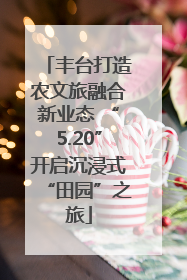 丰台打造农文旅融合新业态 “5.20”开启沉浸式“田园”之旅