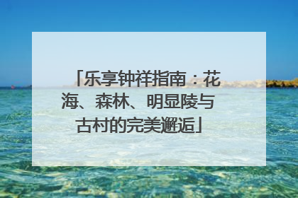乐享钟祥指南：花海、森林、明显陵与古村的完美邂逅