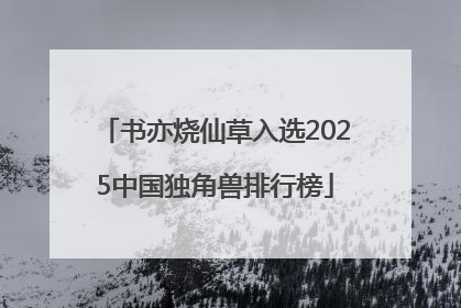 书亦烧仙草入选2025中国独角兽排行榜