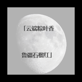 云端粽叶香 鲁疆石榴红