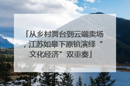 从乡村舞台到云端卖场，江苏如皋下原镇演绎“文化经济”双重奏