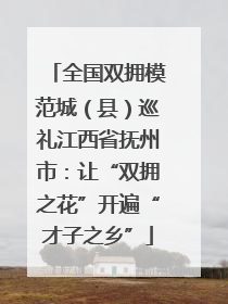 全国双拥模范城（县）巡礼江西省抚州市：让“双拥之花”开遍“才子之乡”