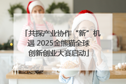 共探产业协作“新”机遇 2025金熊猫全球创新创业大赛启动
