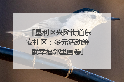 垦利区兴隆街道东安社区：多元活动绘就幸福邻里画卷