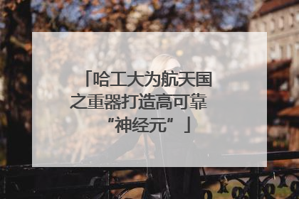 哈工大为航天国之重器打造高可靠“神经元”