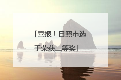 喜报！日照市选手荣获二等奖