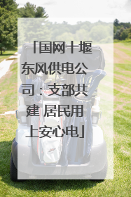 国网十堰东风供电公司：支部共建 居民用上安心电