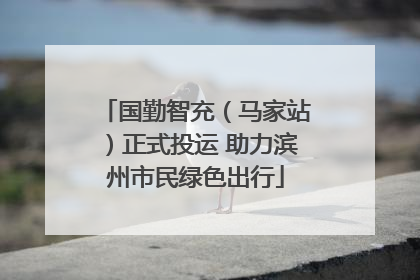国勤智充（马家站）正式投运 助力滨州市民绿色出行