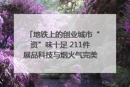地铁上的创业城市“资”味十足 211件展品科技与烟火气完美融合｜西博视界