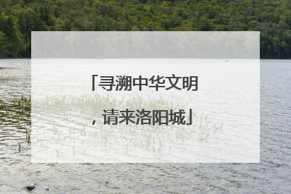 寻溯中华文明，请来洛阳城