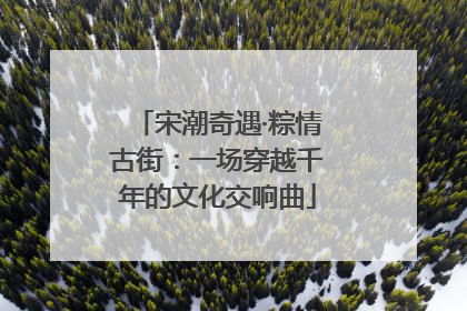 宋潮奇遇·粽情古街：一场穿越千年的文化交响曲