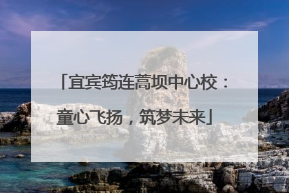 宜宾筠连蒿坝中心校：童心飞扬，筑梦未来