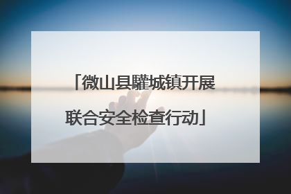 微山县驩城镇开展联合安全检查行动