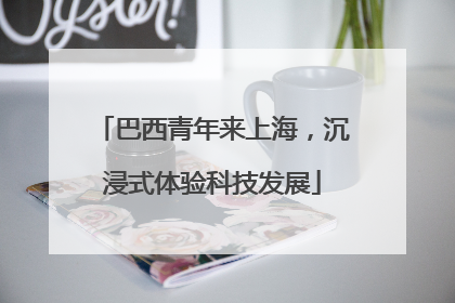 巴西青年来上海，沉浸式体验科技发展