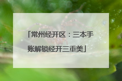 常州经开区：三本手账解锁经开三重美