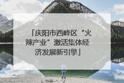 庆阳市西峰区“火辣产业”激活集体经济发展新引擎