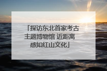 探访东北首家考古主题博物馆 近距离感知红山文化