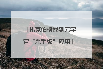 扎克伯格找到元宇宙“杀手级”应用