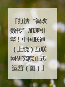打造“智改数转”加速引擎！中国联通（上饶）互联网研究院正式运营（图）