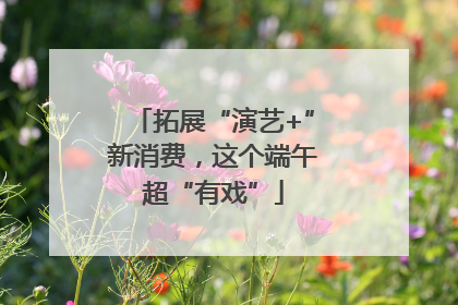 拓展“演艺+”新消费，这个端午超“有戏”