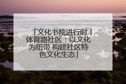 文化书院进行时丨体育路社区：以文化为纽带 构建社区特色文化生态