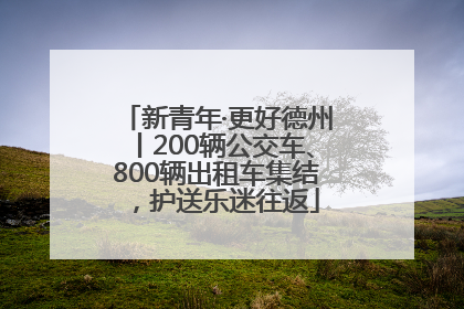 新青年·更好德州丨200辆公交车、800辆出租车集结，护送乐迷往返
