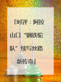 时评：阿拉山口“钢铁驼队”续写丝路新传奇