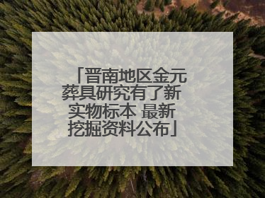晋南地区金元葬具研究有了新实物标本 最新挖掘资料公布
